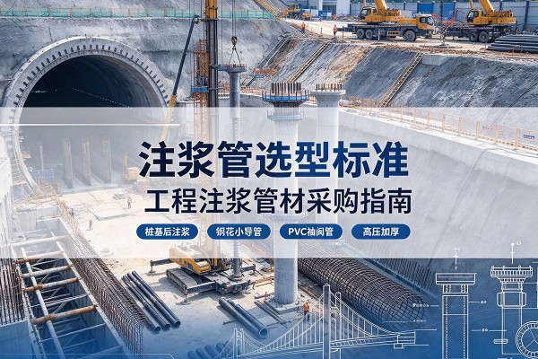 裕安注浆管选型标准
