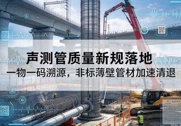 裕安声测管质量新规落地，一物一码溯源，非标薄壁管材加速清退
